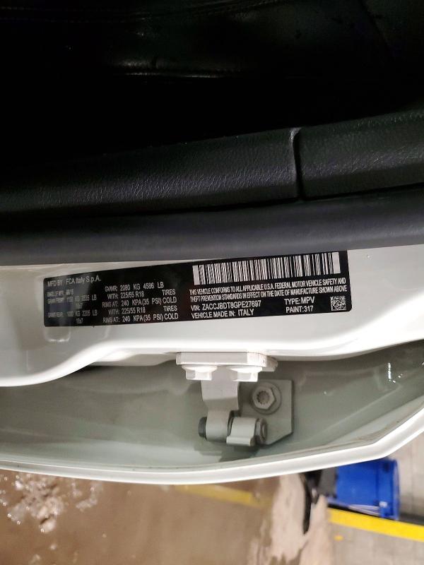 Photo 14 from auction – 2016 JEEP RENEGADE with VIN ZACCJBDT8GPE27697