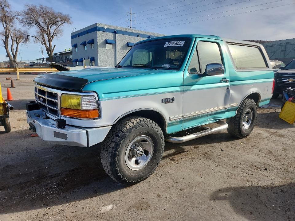FORD BRONCO 1995 with VIN 1FMEU15H0SLB87297 - Photo from auction