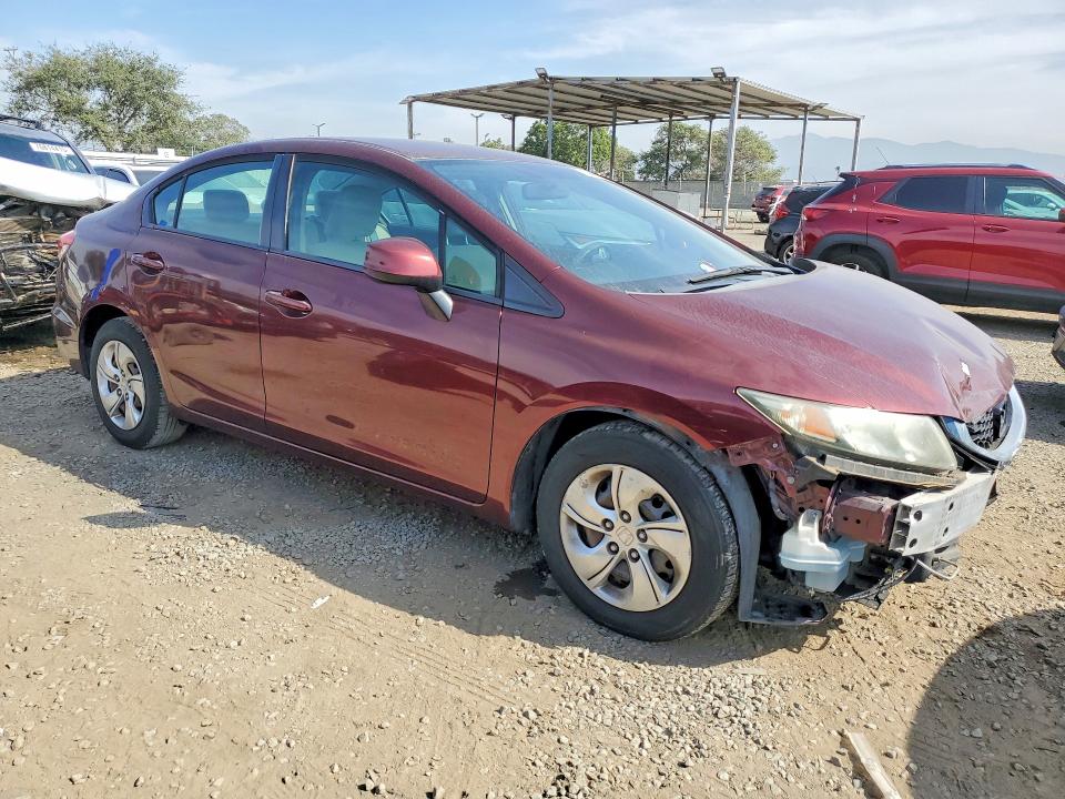 Photo 4 from auction – 2013 HONDA CIVIC LX with VIN 19XFB2F50DE277537