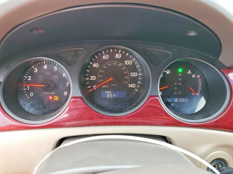 Photo 9 from auction – 2004 LEXUS ES 330 with VIN JTHBA30GX45012314