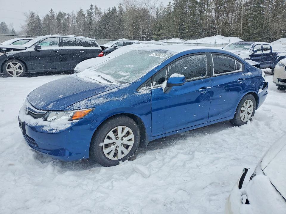 HONDA CIVIC 2012 with VIN 2HGFB2F48CH041729 - Photo from auction
