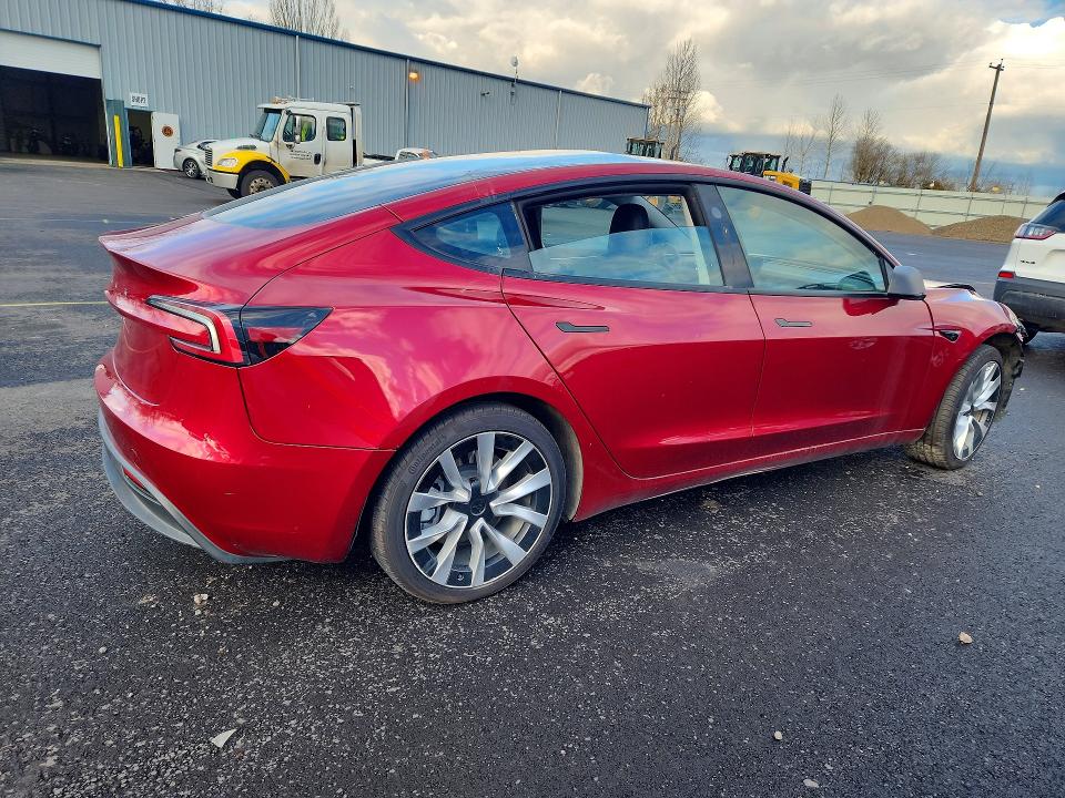Photo 3 from auction – 2024 TESLA MODEL 3 with VIN 5YJ3E1EA3RF734927