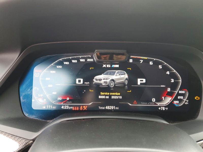 Photo 13 from auction – 2023 BMW X6 M with VIN 5YMCY0C09P9P32741