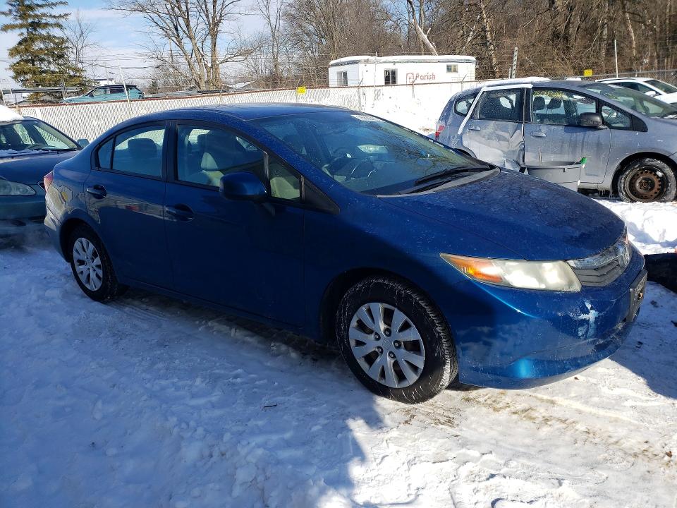 Photo 4 from auction – 2012 HONDA CIVIC LX with VIN 19XFB2F56CE052134