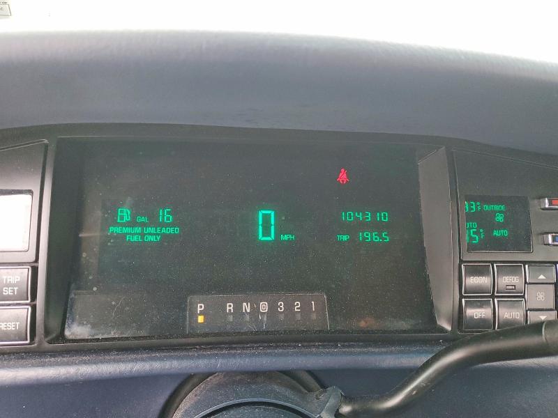 Photo 9 from auction – 1994 CADILLAC DEVILLE with VIN 1G6KD52B1RU306173