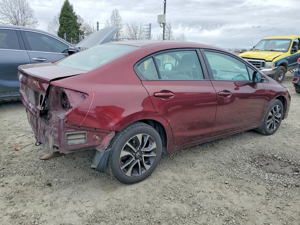Photo 3 from auction – 2013 HONDA CIVIC EX with VIN 19XFB2F87DE274659