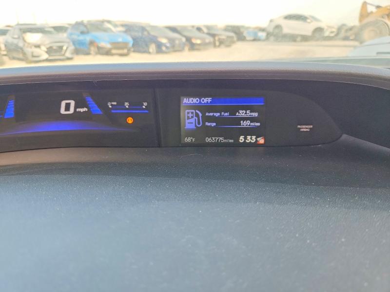 Photo 9 from auction – 2014 HONDA CIVIC with VIN 2HGFG3B50EH513706