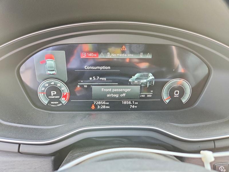 Photo 9 from auction – 2021 AUDI A4 PREMIUM with VIN WAUEAAF44MA013415