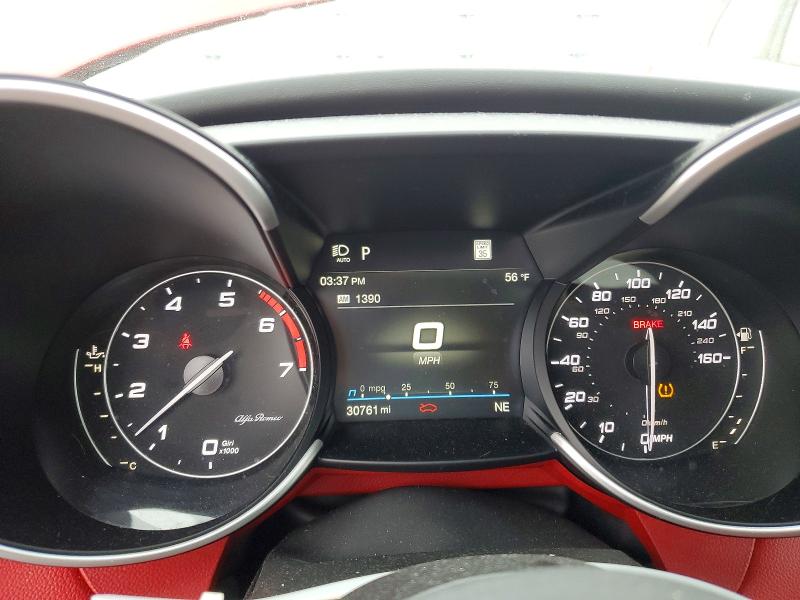 Photo 9 from auction – 2021 ALFA ROMEO GIULIA TI with VIN ZARFANBN4M7641314