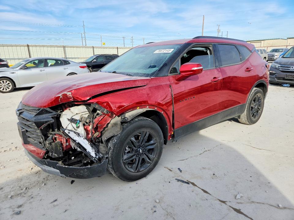 CHEVROLET BLAZER 2022 with VIN 3GNKBCR49NS124396 - Photo from auction
