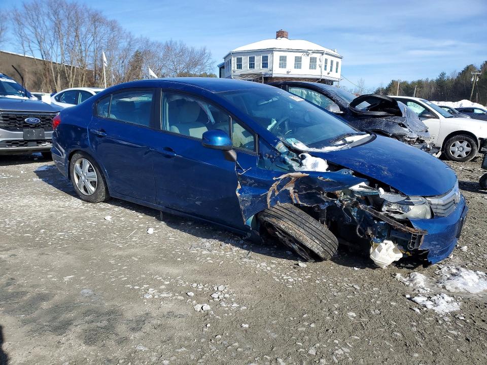 Photo 4 from auction – 2012 HONDA CIVIC with VIN 2HGFB2F58CH583759