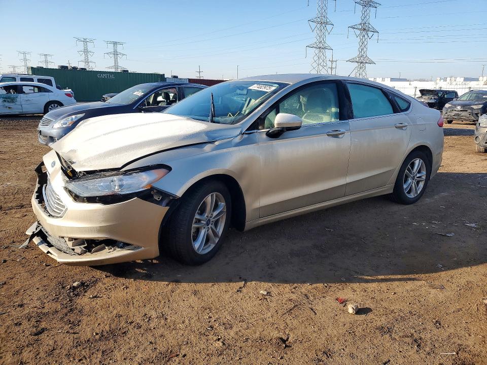 FORD FUSION 2018 with VIN 3FA6P0HD0JR166605 - Photo from auction