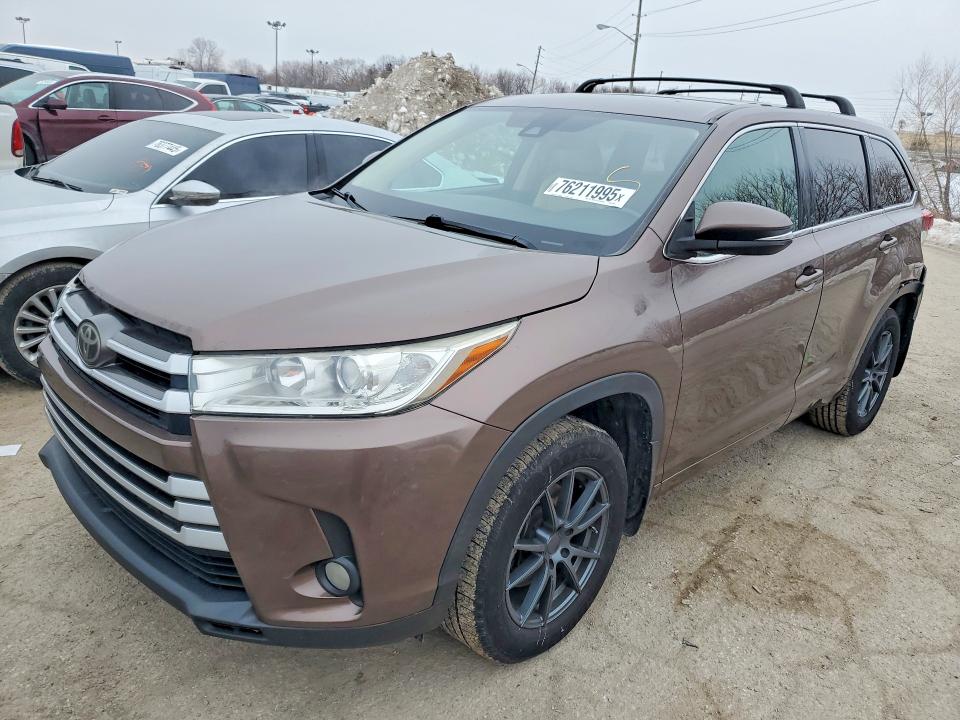 TOYOTA HIGHLANDER 2017 con VIN 5TDBZRFH9HS363342 - Foto de la subasta