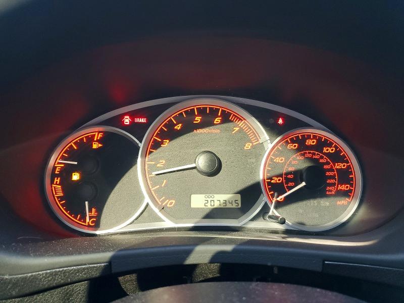 Photo 9 from auction – 2009 SUBARU IMPREZA WR with VIN JF1GE76609G504305