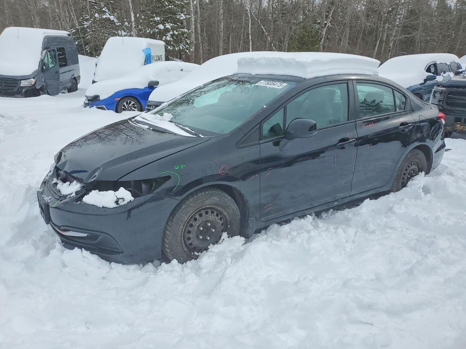 HONDA CIVIC 2013 with VIN 2HGFB2F47DH045210 - Photo from auction