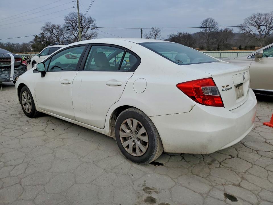 Photo 2 from auction – 2012 HONDA CIVIC LX with VIN 19XFB2F58CE058503