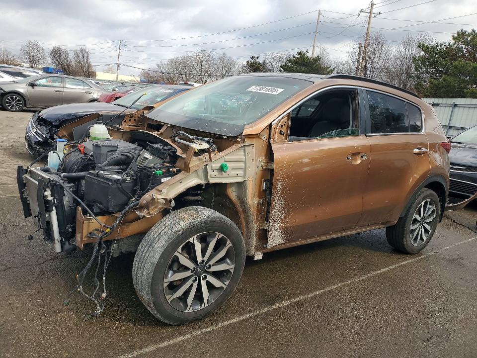 KIA SPORTAGE 2019 with VIN KNDPNCAC5K7516455 - Photo from auction