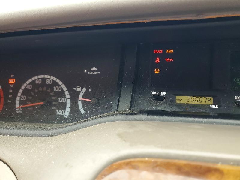 Photo 9 from auction – 2001 TOYOTA AVALON with VIN 4T1BF28B11U160967