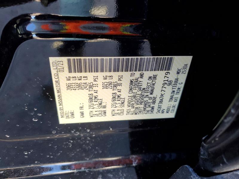 Photo 14 from auction – 2023 NISSAN ROGUE with VIN 5N1BT3BA7PC779179