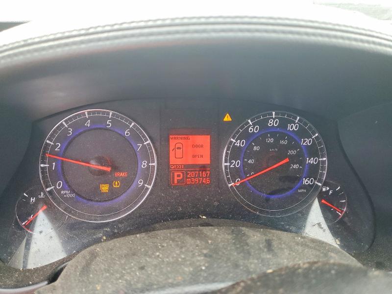 Photo 9 from auction – 2009 INFINITI EX35 BASE with VIN JNKAJ09E29M900791