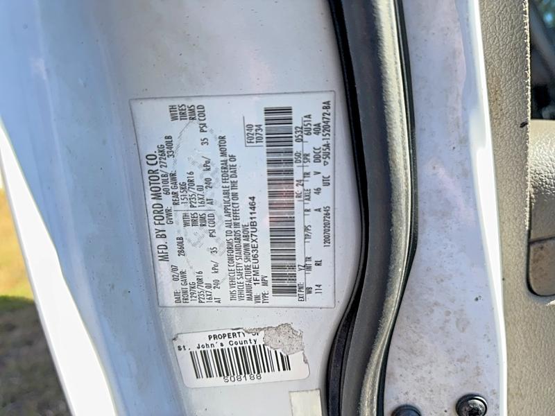 Photo 10 from auction – 2007 FORD EXPLORER with VIN 1FMEU63EX7UB11464