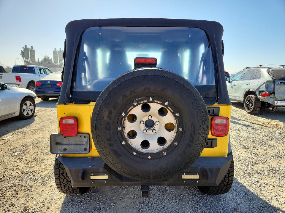 Photo 6 from auction – 2006 JEEP WRANGLER with VIN 1J4FA39S76P774527