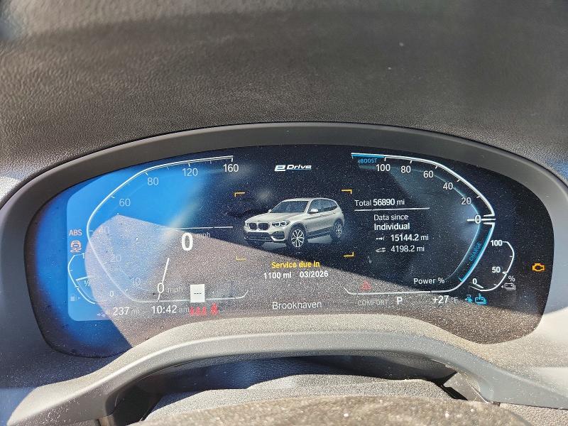 Photo 9 from auction – 2021 BMW X3 XDRIVE3 with VIN 5UXTS1C04M9F33805