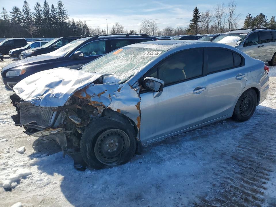 HONDA CIVIC 2014 with VIN 2HGFB2F55EH041196 - Photo from auction