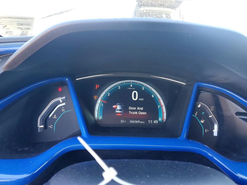Photo 9 from auction – 2016 HONDA CIVIC with VIN 19XFC1F93GE216374