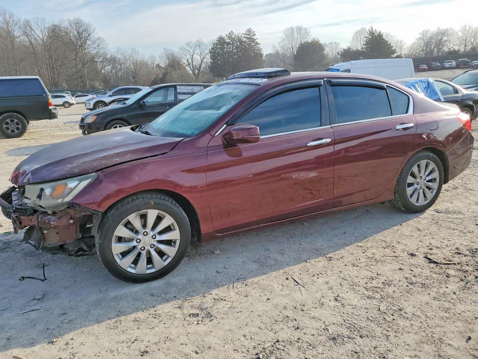 HONDA ACCORD EXL 2013 with VIN 1HGCR2F81DA011277 - Photo from auction