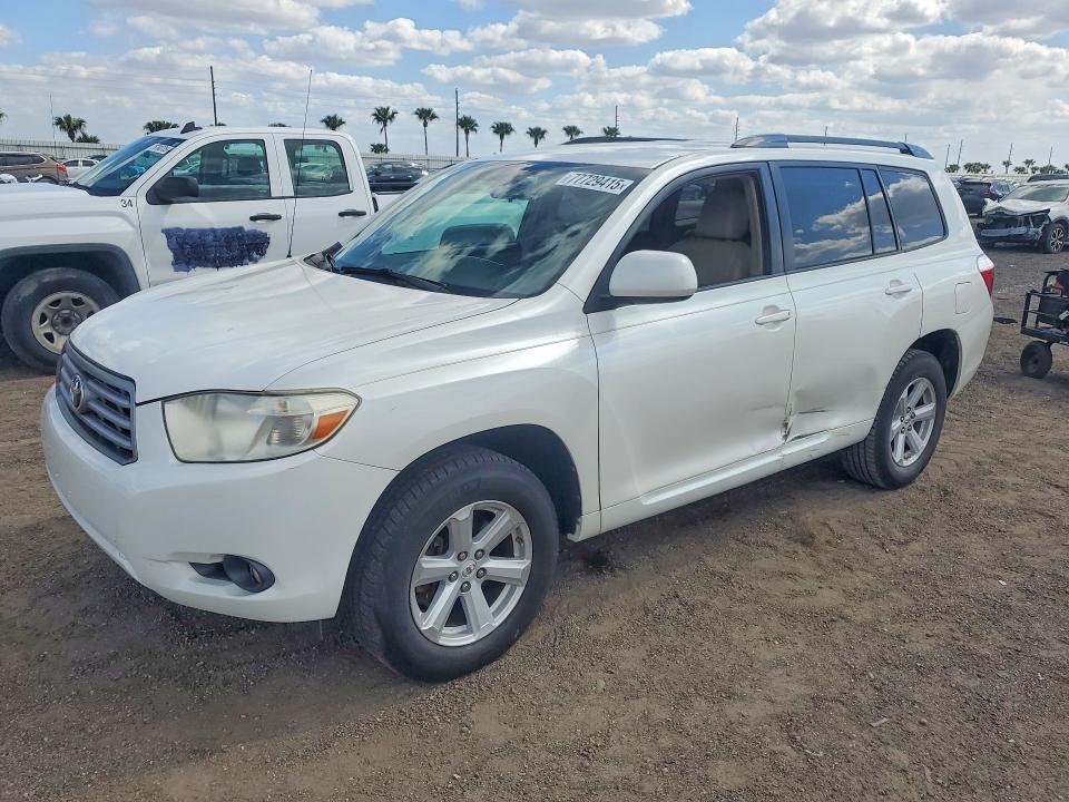 TOYOTA HIGHLANDER 2010 with VIN 5TDZA3EH4AS001199 - Photo from auction