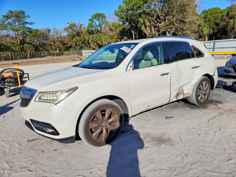 ACURA MDX ADVANC 2014 with VIN 5FRYD3H89EB013159 - Photo from auction