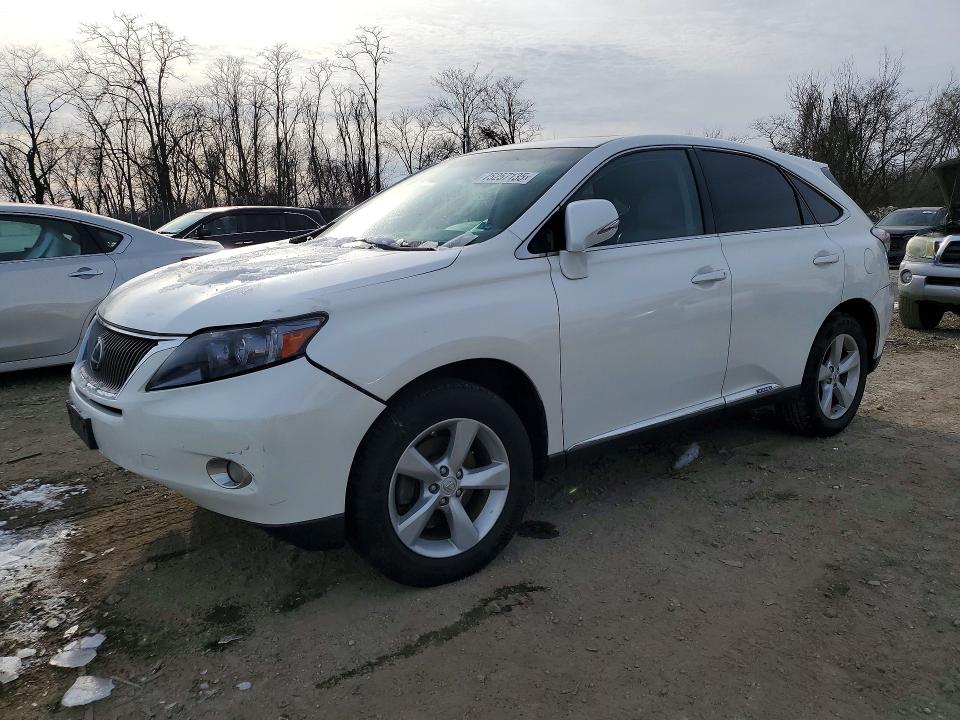 LEXUS RX 450H 2010 with VIN JTJZB1BA3A2002972 - Photo from auction