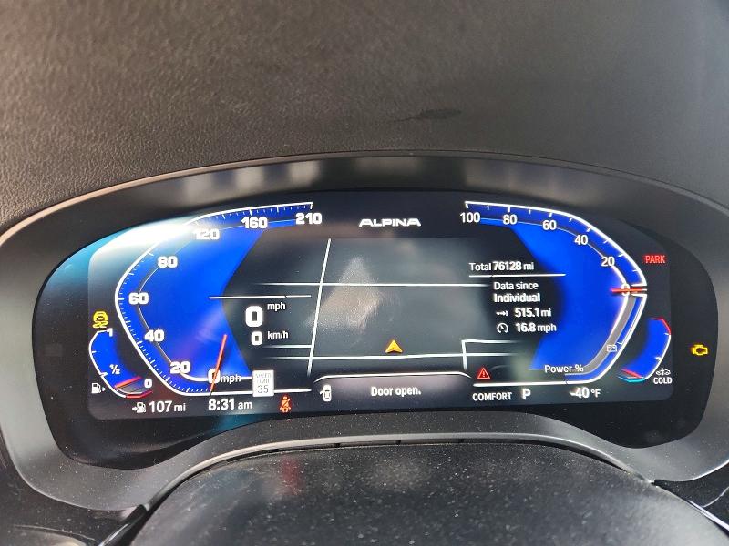 Photo 9 from auction – 2021 BMW 540 with VIN WBA53BJ09MWW99409