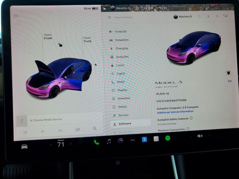 Photo 9 from auction – 2018 TESLA MODEL 3 with VIN 5YJ3E1EA6JF172266