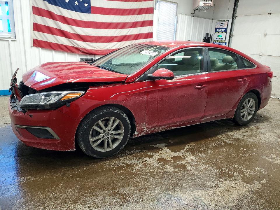 HYUNDAI SONATA 2017 with VIN 5NPE24AF7HH545573 - Photo from auction