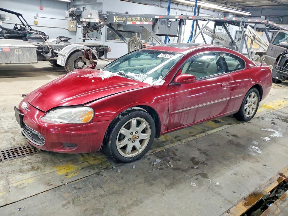 CHRYSLER SEBRING LX 2002 with VIN 4C3AG52H92E081833 - Photo from auction