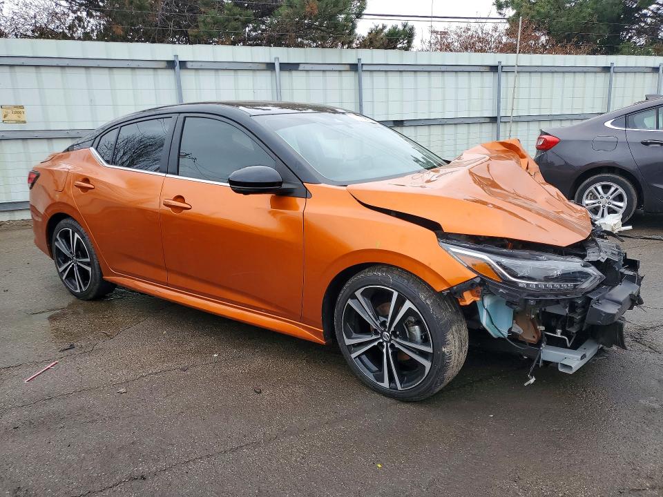 Photo 4 from auction – 2022 NISSAN SENTRA with VIN 3N1AB8DV4NY318481