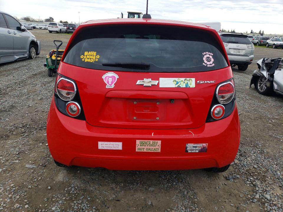 Photo 6 from auction – 2015 CHEVROLET SONIC with VIN 1G1JA6SG8F4215506