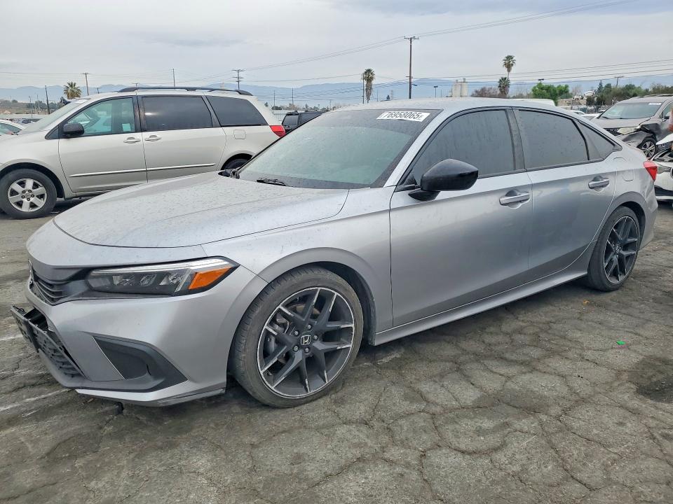 Photo 1 from auction – 2022 HONDA CIVIC with VIN 2HGFE2F54NH591657