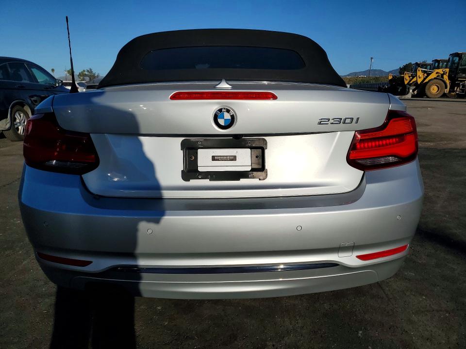Photo 6 from auction – 2018 BMW 230I with VIN WBA2M7C53JVA97647