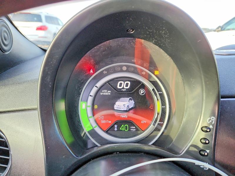 Photo 9 from auction – 2014 FIAT 500 ELECTR with VIN 3C3CFFGE5ET294672