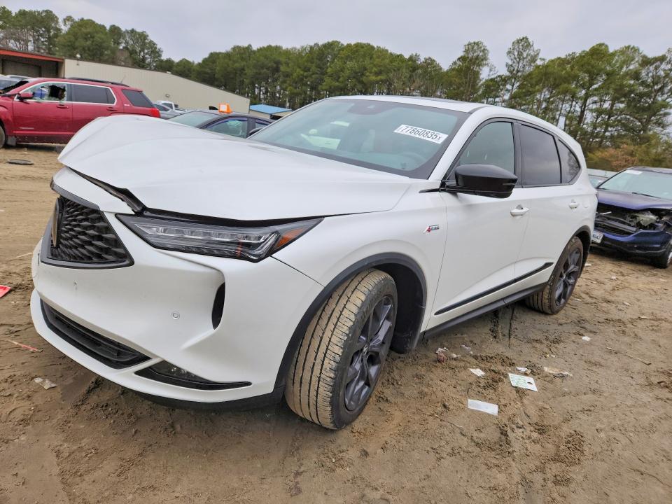 ACURA MDX 2022 with VIN 5J8YE1H02NL050520 - Photo from auction