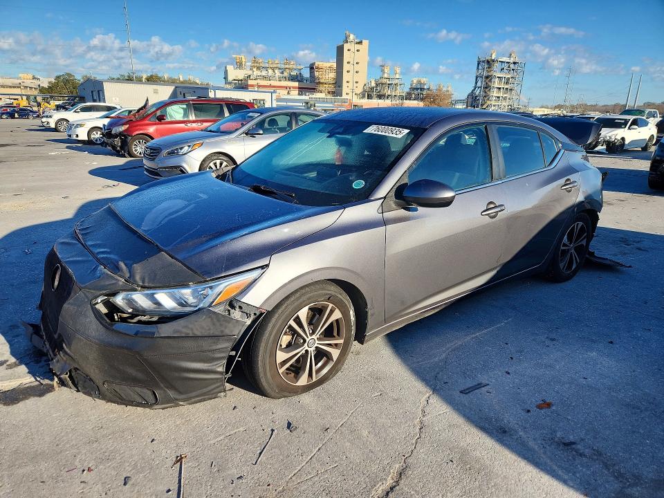 NISSAN SENTRA 2021 with VIN 3N1AB8CV6MY249759 - Photo from auction