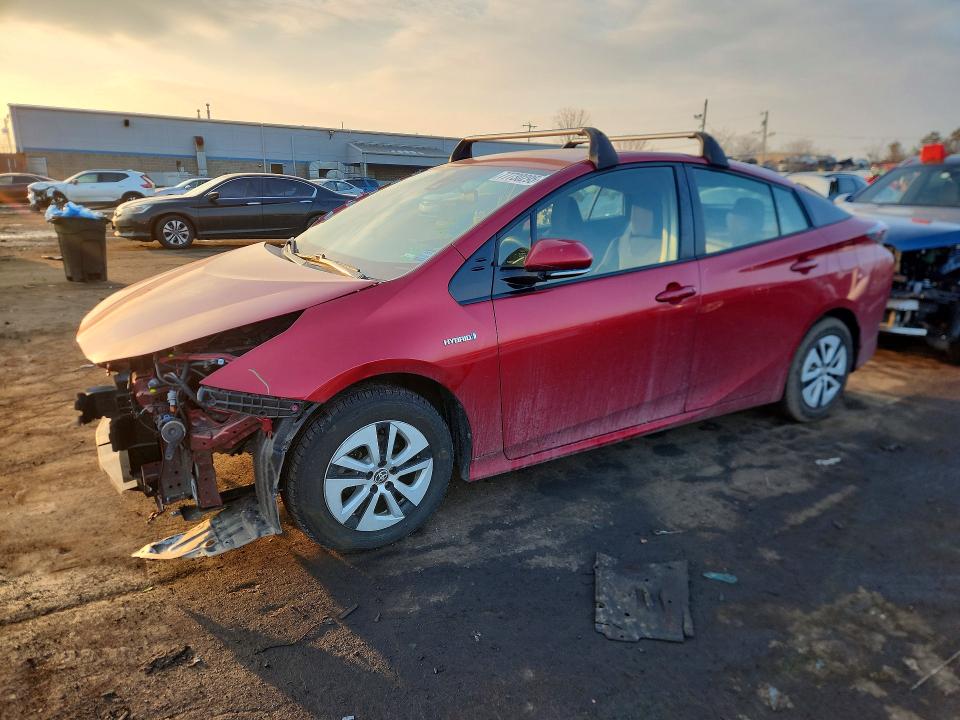 TOYOTA PRIUS 2018 with VIN JTDKBRFU2J3063554 - Photo from auction