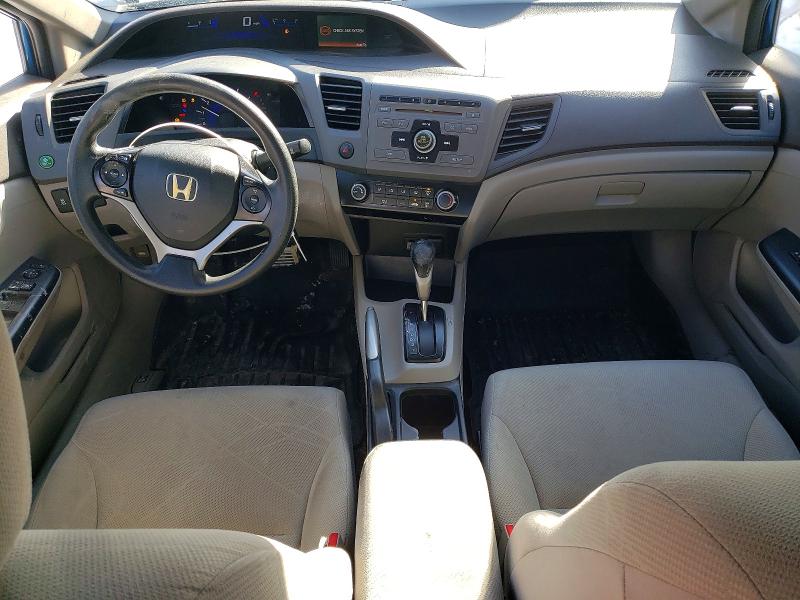 Photo 8 from auction – 2012 HONDA CIVIC LX with VIN 19XFB2F56CE052134