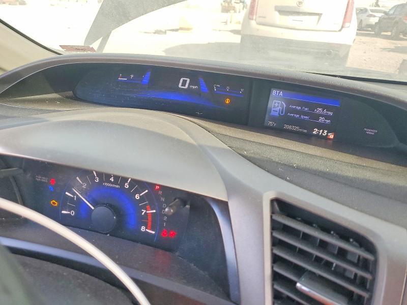 Photo 9 from auction – 2012 HONDA CIVIC LX with VIN 2HGFG3B8XCH501747