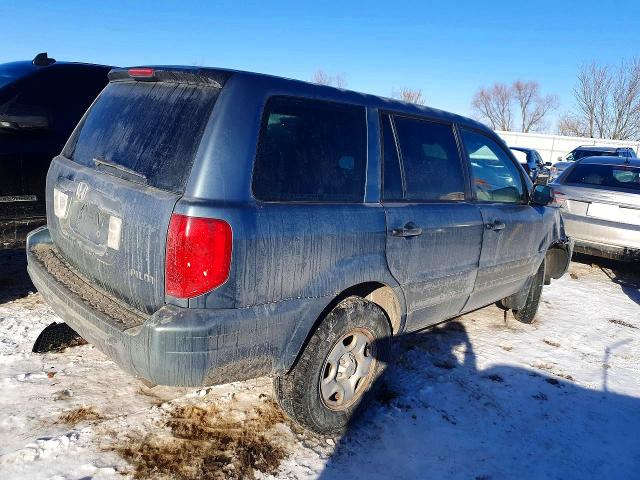 Photo 3 from auction – 2005 HONDA PILOT LX with VIN 2HKYF18195H571940