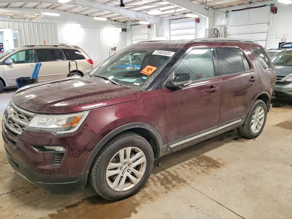 FORD EXPLORER 2018 with VIN 1FM5K8D83JGA65881 - Photo from auction