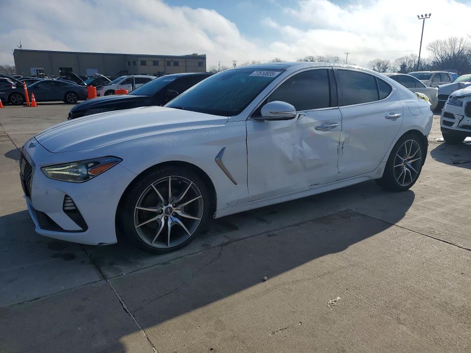 GENESIS G70 2019 with VIN KMTG44LAXKU019554 - Photo from auction